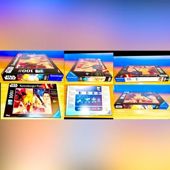 Ravensburger Star Wars Episode VII XXL 100pc Jigsaw Puzzle Rey Poe - Picture 2 of 2